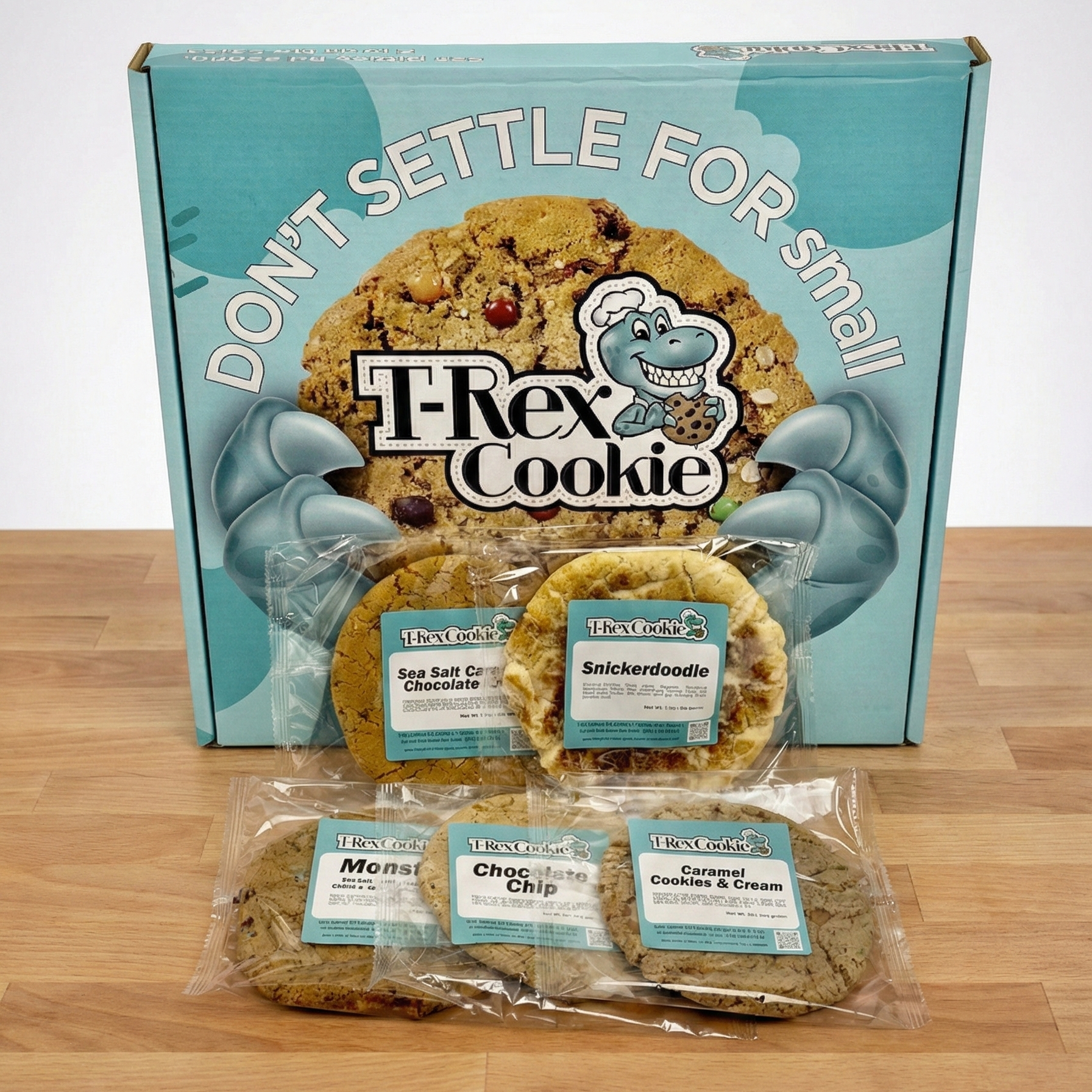 Signature Sampler – 5 Pack – T-Rex Cookie