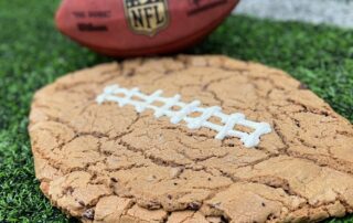 Trex Cookie Football on Field