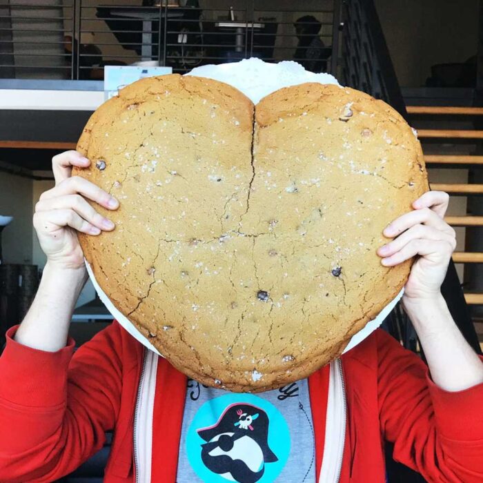 Trex Heart Cookie